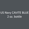 U.S. Navy CAVITE BLUE (late 1941 on) 2 oz. bottle (Airbrush-ready) tcp-1011-2