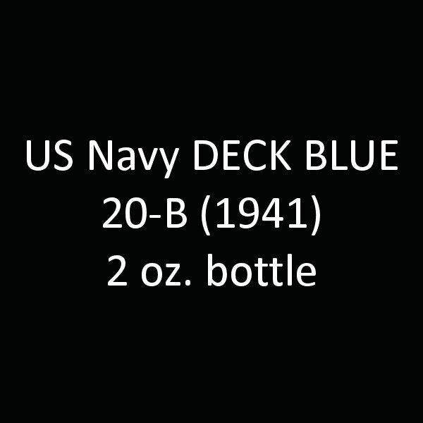U.S. Navy DECK BLUE 20-B (1939-1941) 2 oz bottle (Airbrush-ready) Tru-Color Paint SPECIAL ORDER ONLY - Arizona Hobbies LLC