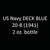 U.S. Navy DECK BLUE 20-B (1939-1941) 2 oz. bottle (Airbrush-ready) tcp-1017-2