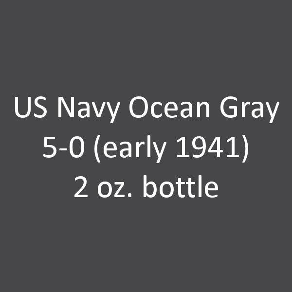 U.S. Navy OCEAN GRAY 5-O (1939-1941) 2 oz bottle (Airbrush-ready) Tru-Color Paint SPECIAL ORDER ONLY - Arizona Hobbies LLC