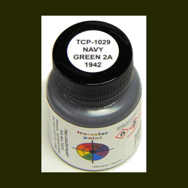 U.S. Navy GREEN 2-A (1941-1942) 1 oz bottle (Airbrush-ready) Tru-Color Paint - Arizona Hobbies LLC
