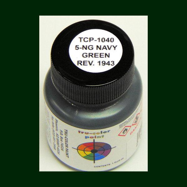 U.S. Navy GREEN 5-NG (1943 revised) 1 oz bottle (Airbrush-ready) Tru-Color Paint - Arizona Hobbies LLC