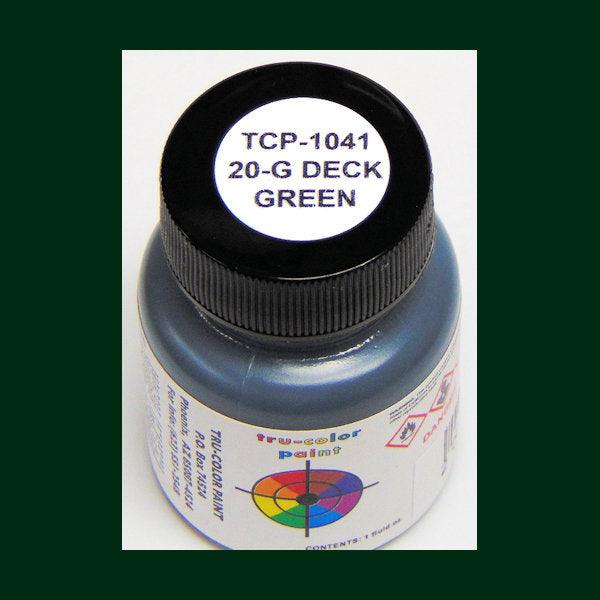 U.S. Navy DECK GREEN 20-G (1943) 1 oz bottle (Airbrush-ready) Tru-Color Paint - Arizona Hobbies LLC