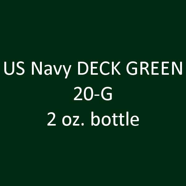 U.S. Navy DECK GREEN 20-G (1943) 2 oz bottle (Airbrush-ready) Tru-Color Paint SPECIAL ORDER ONLY - Arizona Hobbies LLC