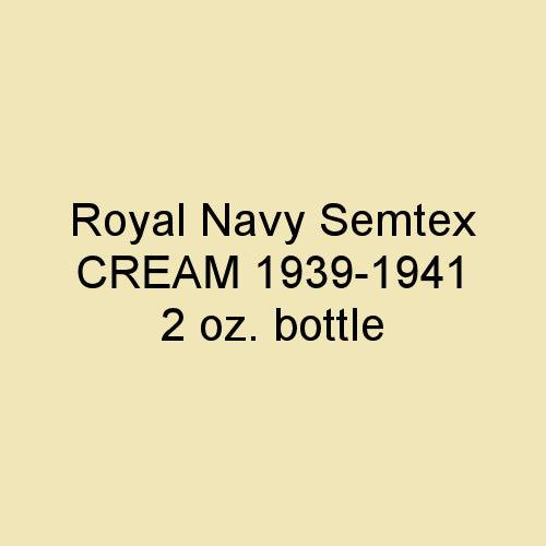Royal Navy SEMTEX CREAM 1939-1941 2 oz bottle (Airbrush-ready) Tru-Color Paint SPECIAL ORDER ONLY - Arizona Hobbies LLC