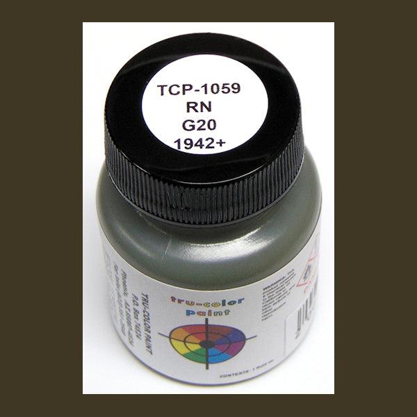 Royal Navy G20 MEDIUM GREEN GREY 1942-on 1 oz bottle (Airbrush-ready) Tru-Color Paint - Arizona Hobbies LLC