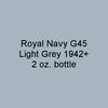 Royal Navy G45 Light Grey 1942-on 2 oz. bottle (Airbrush-ready) tcp-1060-2