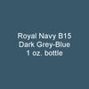 Royal Navy B15 DARK GREY-BLUE 1942-on 1 oz. bottle (Airbrush-ready) tcp-1061-1