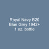 Royal Navy B20 MEDIUM BLUE-GREY 1942-on 1 oz. bottle (Airbrush-ready) tcp-1062-1