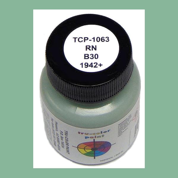 Royal Navy B30 MEDIUM GREEN-BLUE 1942-on 1 oz bottle (Airbrush-ready) Tru-Color Paint - Arizona Hobbies LLC