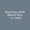 Royal Navy 507B MEDIUM GREY 1920-1941 1 oz. bottle (Airbrush-ready) tcp-1067-1