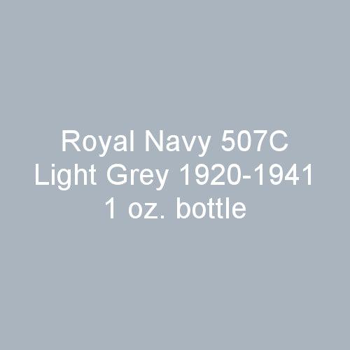 Royal Navy 507C LIGHT GREY 1920-1941 1 oz bottle (Airbrush-ready) Tru-Color Paint - Arizona Hobbies LLC