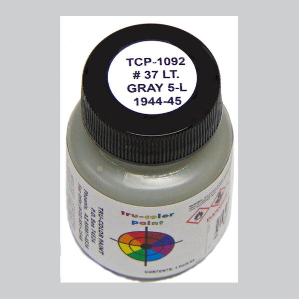 U.S. Navy LIGHT GRAY 5-L No. 37 (1944-1945) 1 oz bottle (Airbrush-ready) Tru-Color Paint - Arizona Hobbies LLC