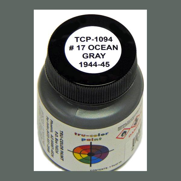 U.S. Navy OCEAN GRAY No. 17 (1944-1945) 1 oz bottle (Airbrush-ready) Tru-Color Paint - Arizona Hobbies LLC