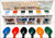New England Railroads Set #1 6 bottles (Airbrush-ready) tcps-11001