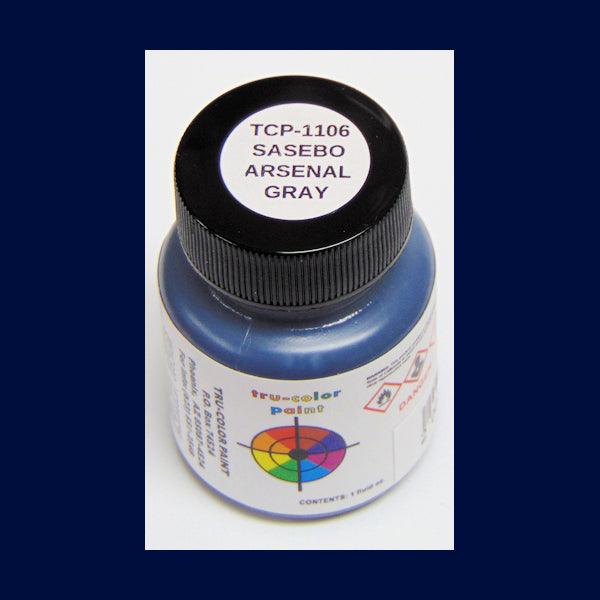 IJN ARSENAL GRAY SASEBO A 1 oz bottle (Airbrush-ready) Tru-Color Paint - Arizona Hobbies LLC