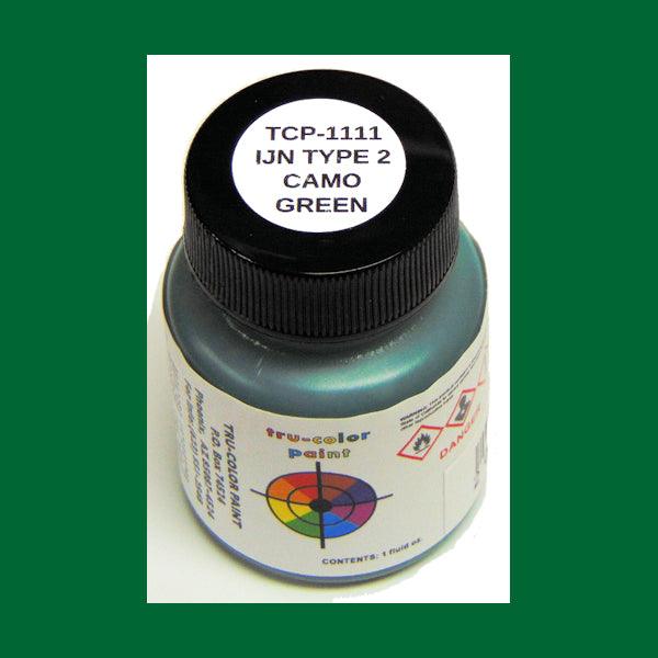 IJN CAMOUFLAGE GREEN TYPE 2 1 oz bottle (Airbrush-ready) Tru-Color Paint - Arizona Hobbies LLC