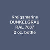 Kriegsmarine RAL 7037 DUNKELGRAU (Dark Gray) 2 oz. bottle (Airbrush-ready) tcp-1117-2