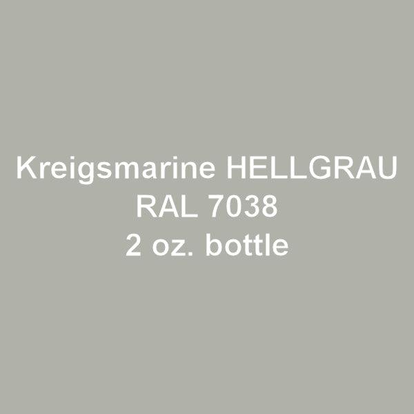 Kriegsmarine HELLGRAU RAL 7038 (Light Gray) 2 oz bottle (Airbrush-ready) Tru-Color Paint SPECIAL ORDER ONLY - Arizona Hobbies LLC