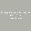 Kriegsmarine HELLGRAU RAL 7038 (Light Gray) 2 oz. bottle (Airbrush-ready) tcp-1118-2