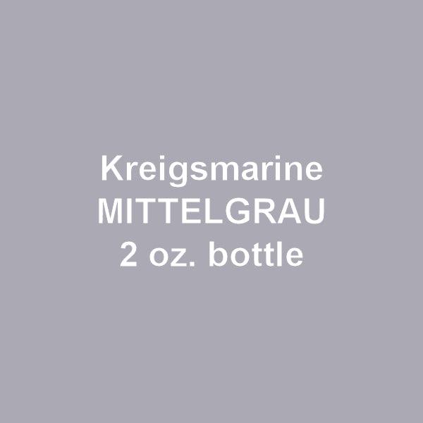 Kriegsmarine MITTELGRAU (Medium Gray) 2 oz bottle (Airbrush-ready) Tru-Color Paint SPECIAL ORDER ONLY - Arizona Hobbies LLC