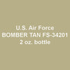 U.S. Air Force BOMBER TAN FS-34201 2 oz. bottle (Airbrush-ready) tcp-1223-2