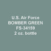 U.S. Air Force BOMBER GREEN FS-34159 2 oz. bottle (Airbrush-ready) tcp-1224-2