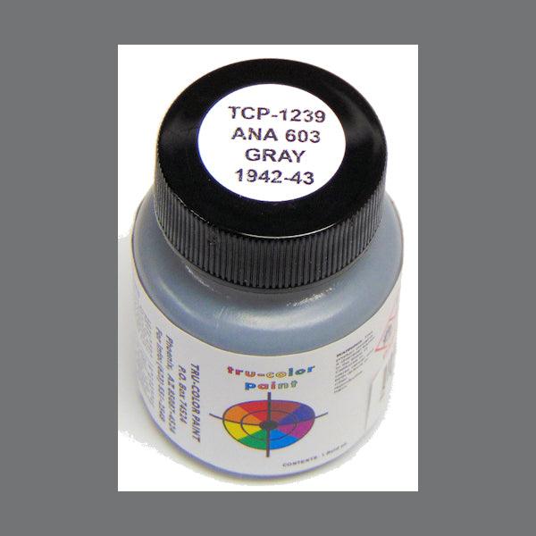 U.S. Army-Navy Air Corps AIRCRAFT GRAY ANA-603 1 oz bottle (Airbrush-ready) Tru-Color Paint - Arizona Hobbies LLC