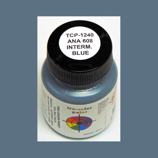 U.S. Army-Navy Air Corps INTERMEDIATE BLUE ANA-608 1 oz bottle (Airbrush-ready) Tru-Color Paint - Arizona Hobbies LLC