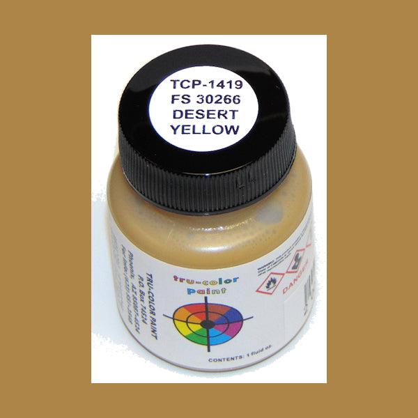 U.S. Army DESERT YELLOW (Uniforms) FS-30266 1 oz bottle (Airbrush-ready) Tru-Color Paint - Arizona Hobbies LLC