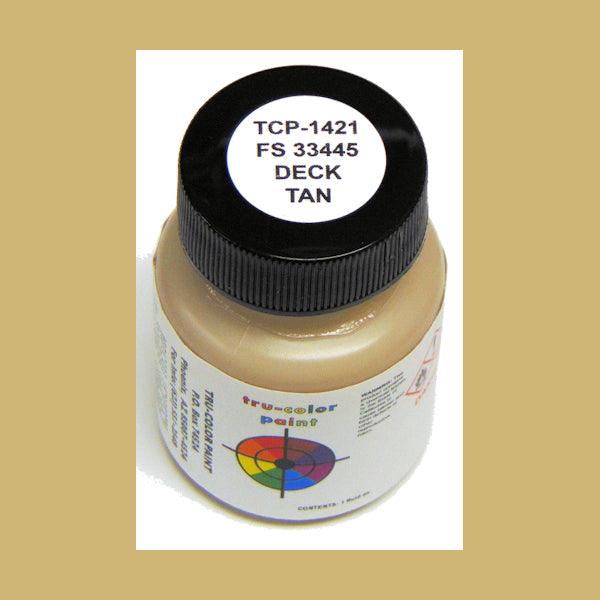 U.S. Army DECK TAN (tops of APCs) FS-33445 1 oz bottle (Airbrush-ready) Tru-Color Paint - Arizona Hobbies LLC