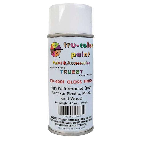 GLOSS FINISH (Clear) 4.5 oz Spray Can Tru-Color Paint DISCONTINUED WHEN SOLD OUT - Arizona Hobbies LLC
