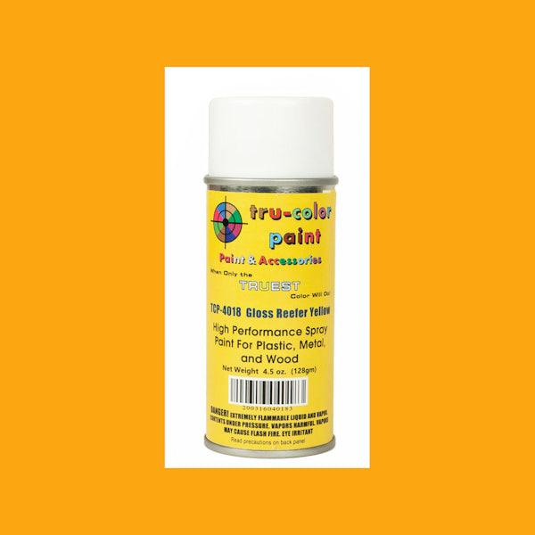 Gloss REEFER YELLOW 4.5 oz Spray Can Tru-Color Paint DISCONTINUED WHEN SOLD OUT - Arizona Hobbies LLC