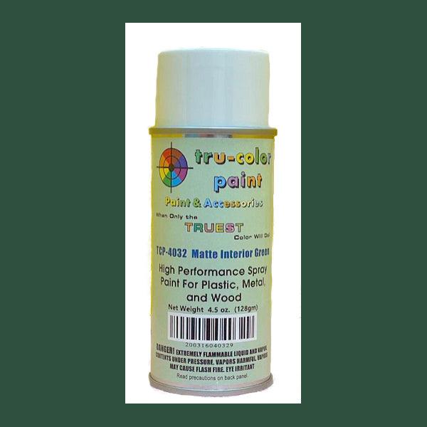Matte INTERIOR GREEN 4.5 oz Spray Can Tru-Color Paint DISCONTINUED WHEN SOLD OUT - Arizona Hobbies LLC