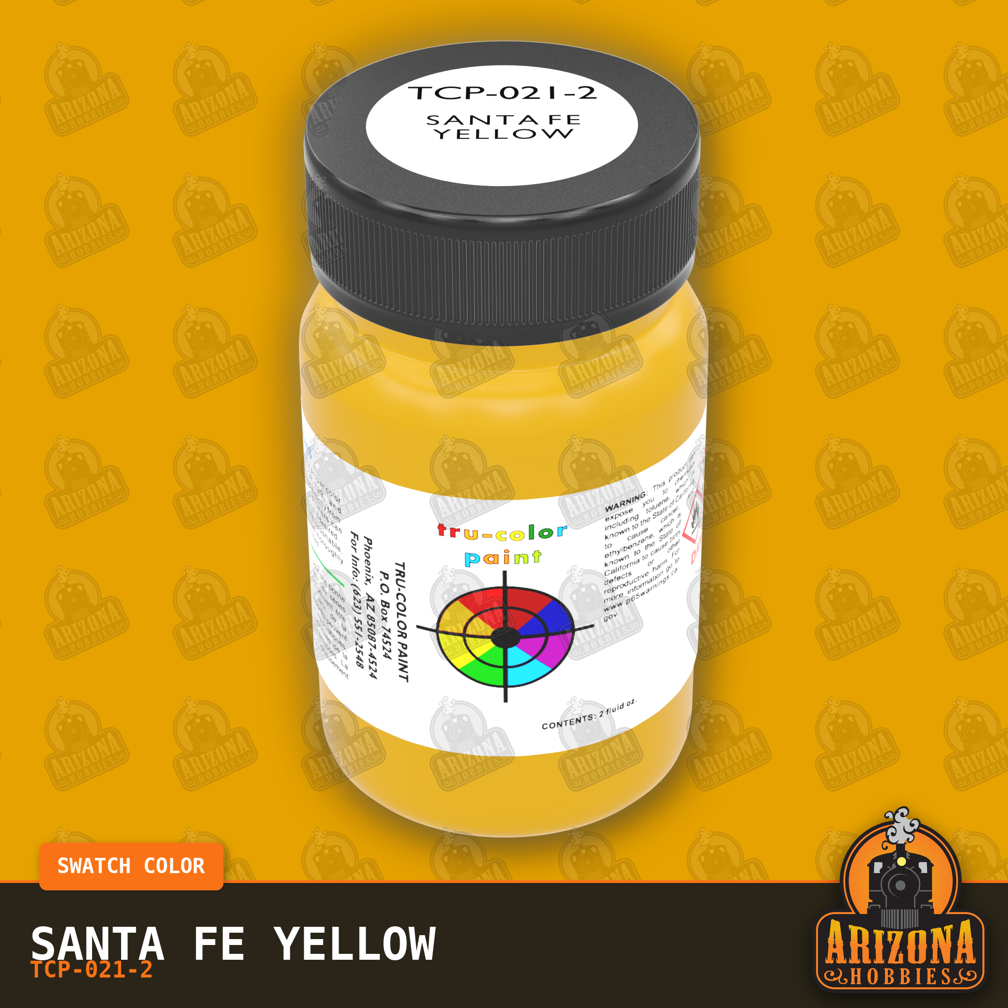 Santa Fe YELLOW 2-oz bottle (Air-brush) Tru-Color Paint SPECIAL ORDER ONLY