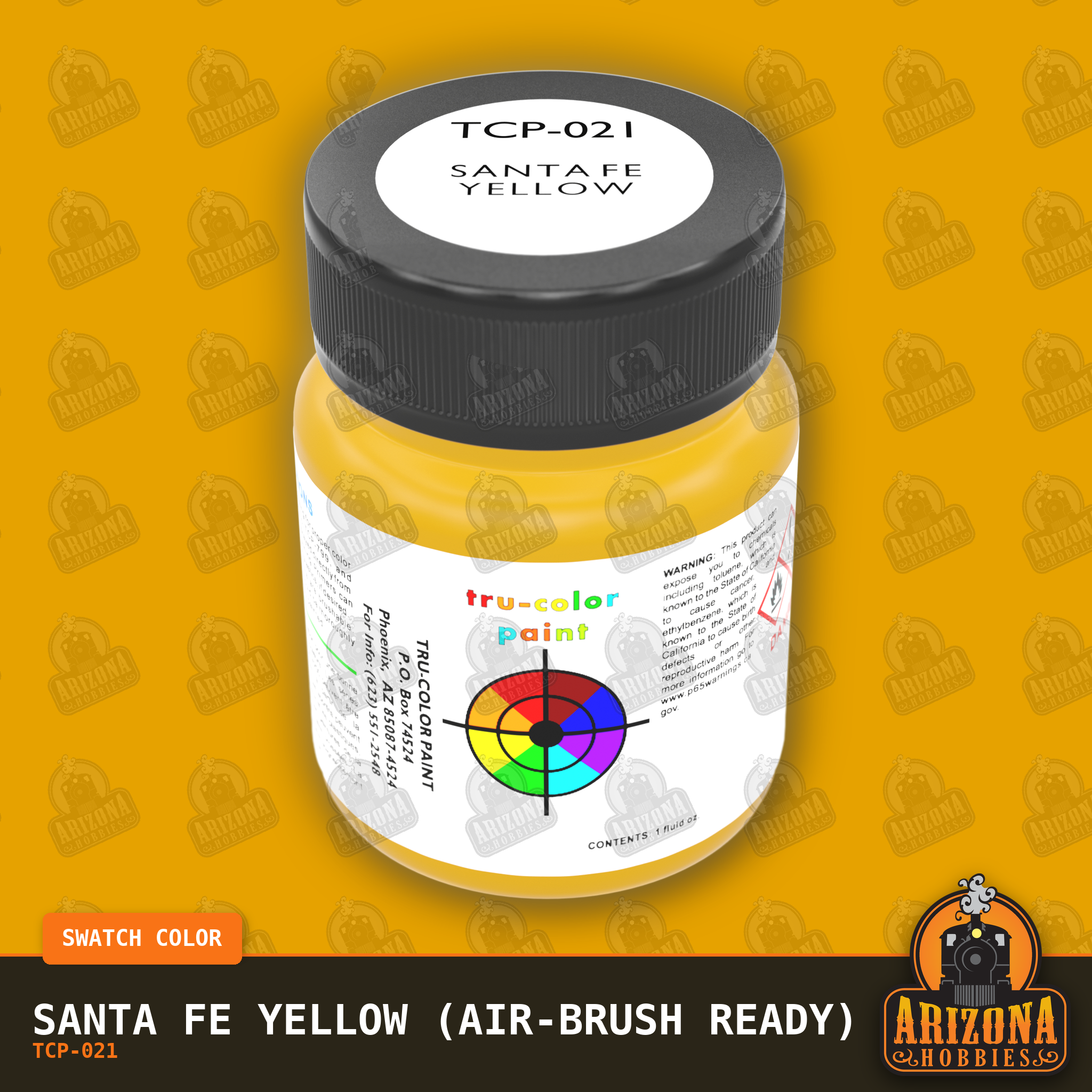 Santa Fe YELLOW 1-oz bottle (Air-brush) Tru-Color Paint