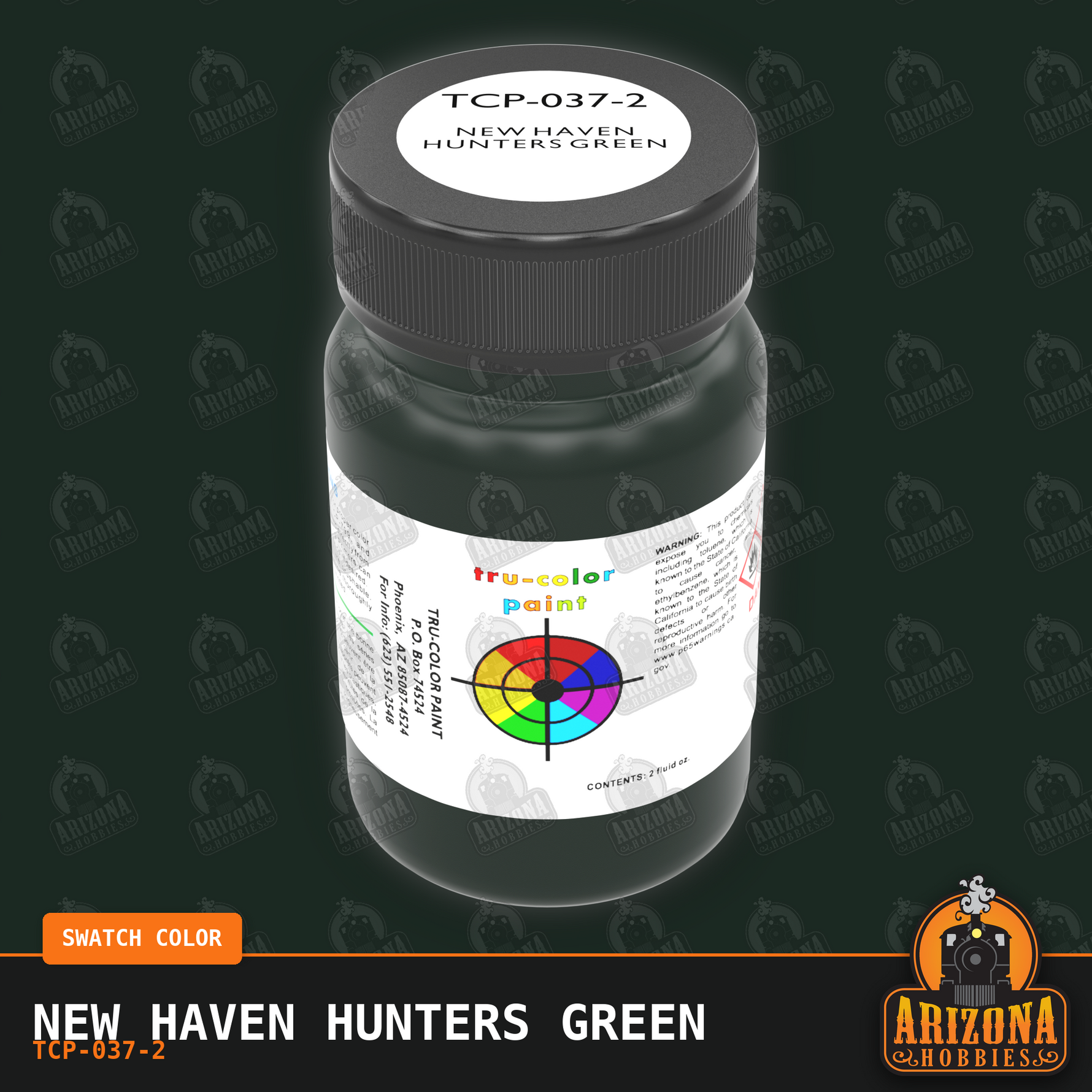 New Haven HUNTERS GREEN 2-oz bottle (Air-brush) Tru-Color Paint SPECIAL ORDER ONLY