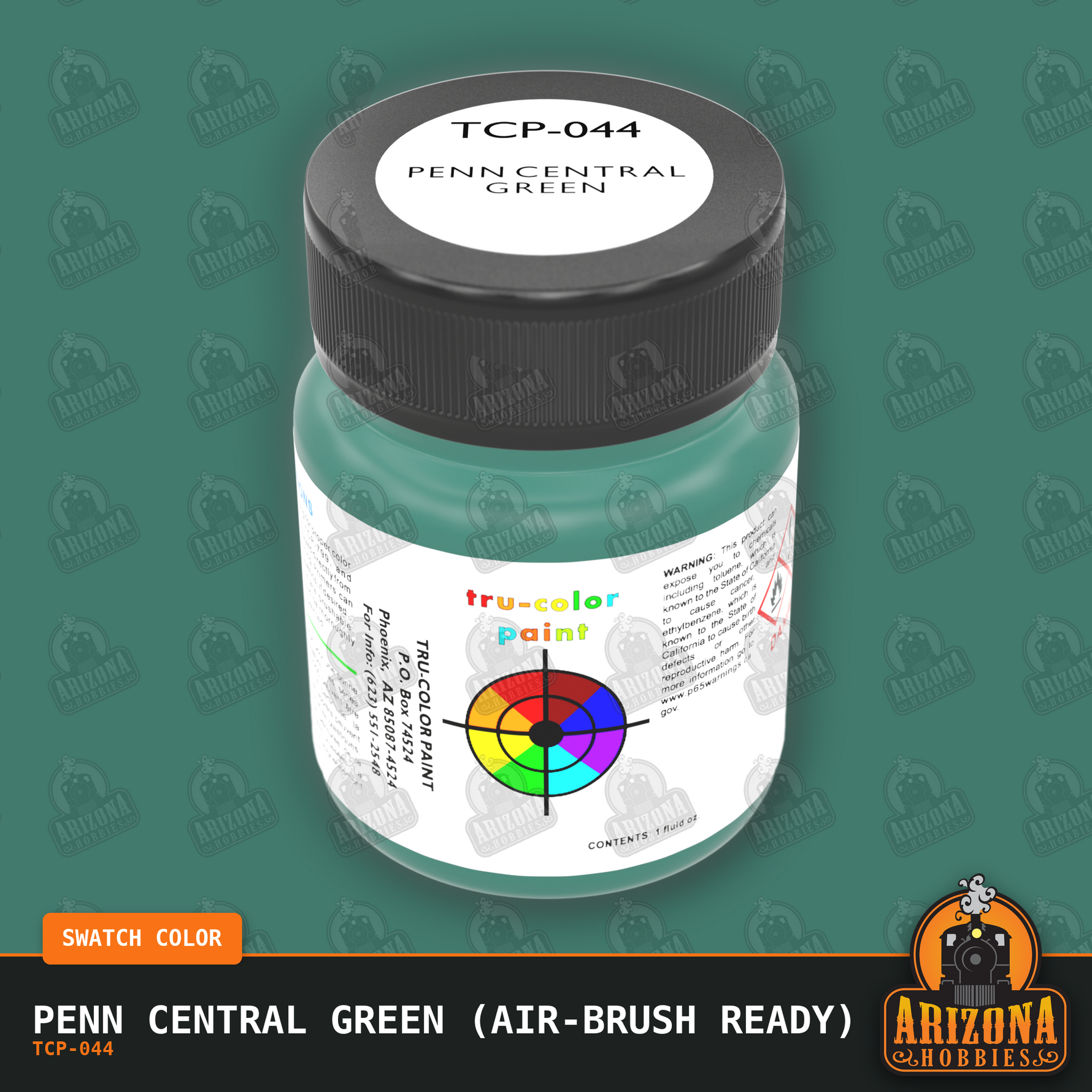 Penn Central GREEN 1-oz bottle (Air-brush) Tru-Color Paint