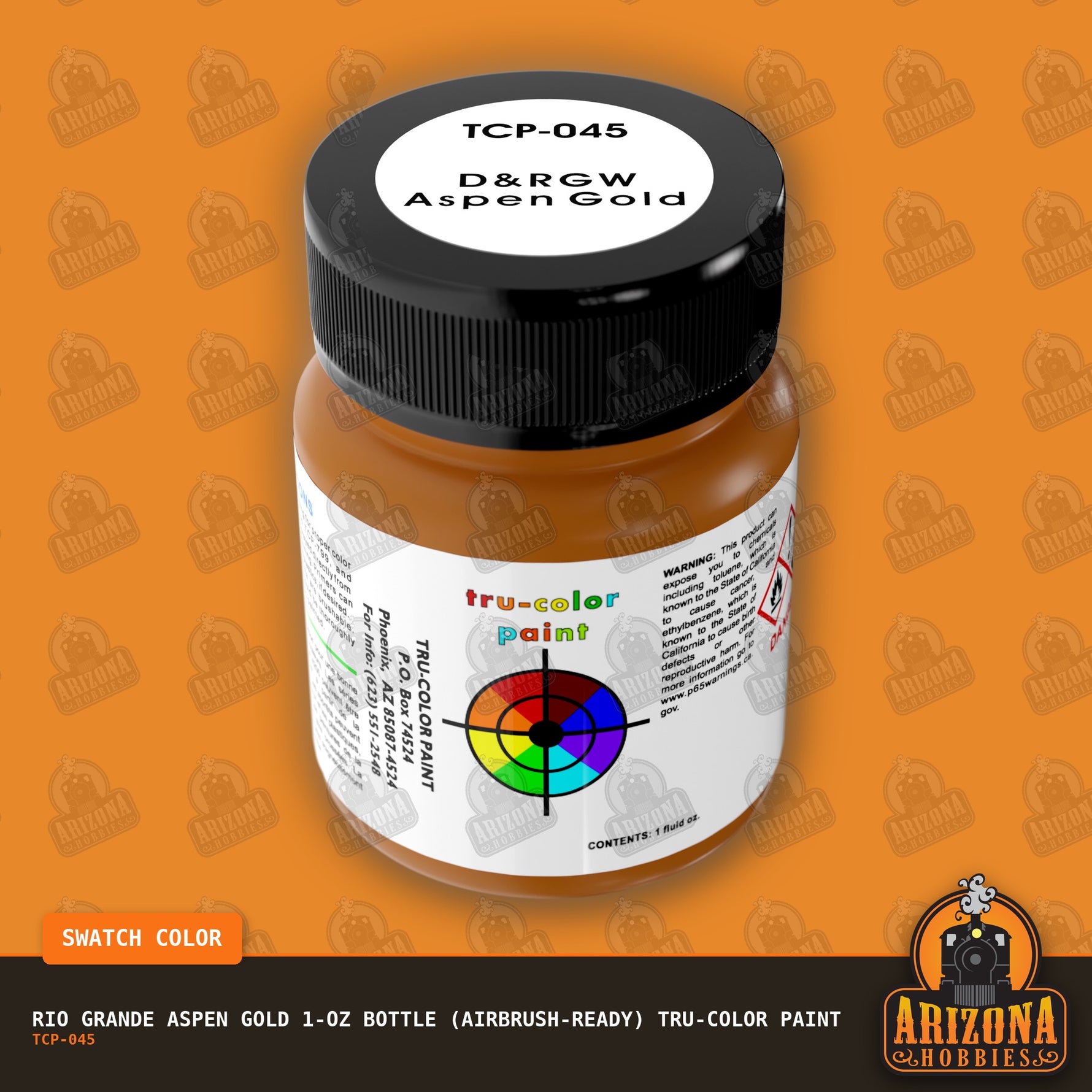 Rio Grande ASPEN GOLD 1-oz bottle (Airbrush-ready) Tru-Color Paint