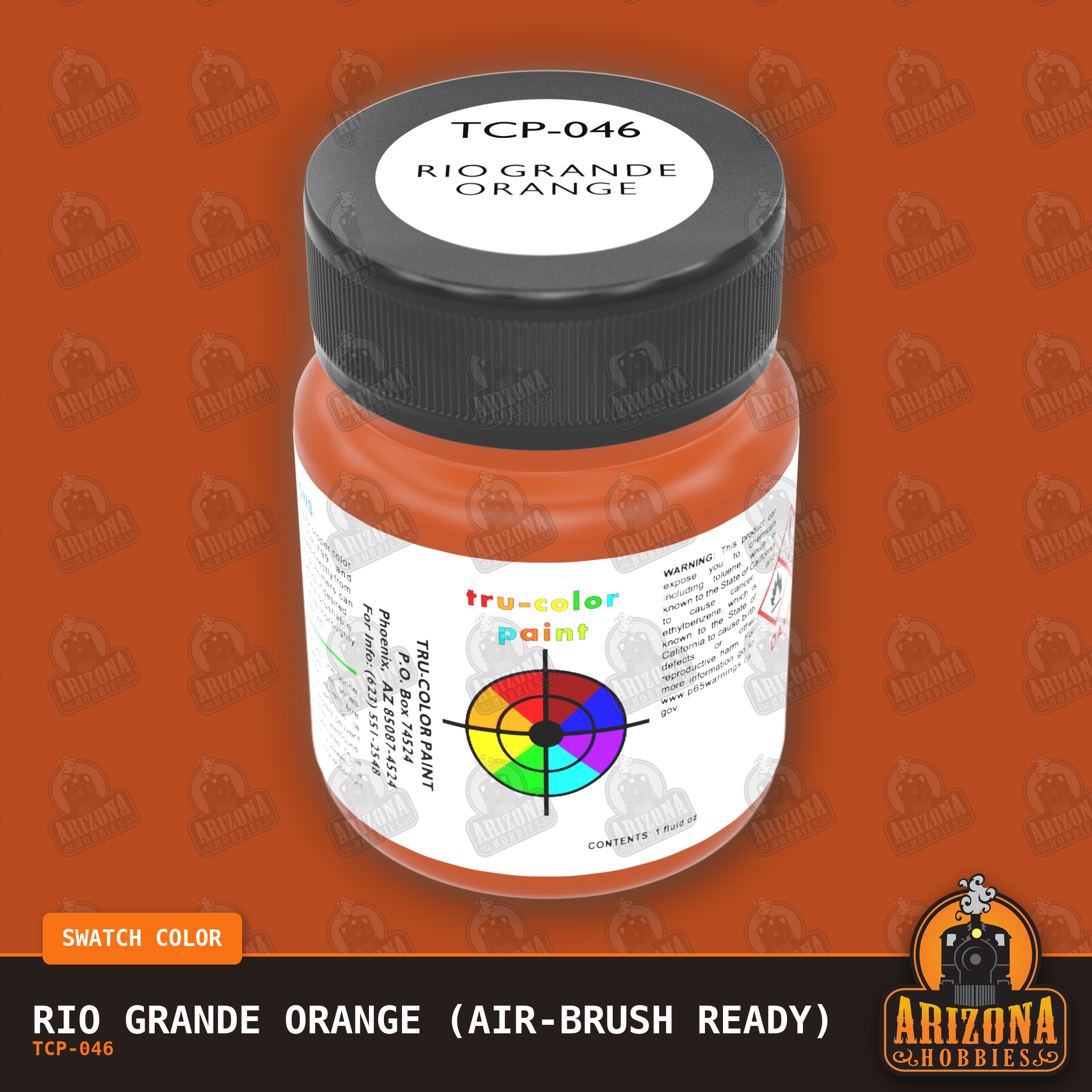 Rio Grande ORANGE 1-oz bottle (Air-brush) Tru-Color Paint