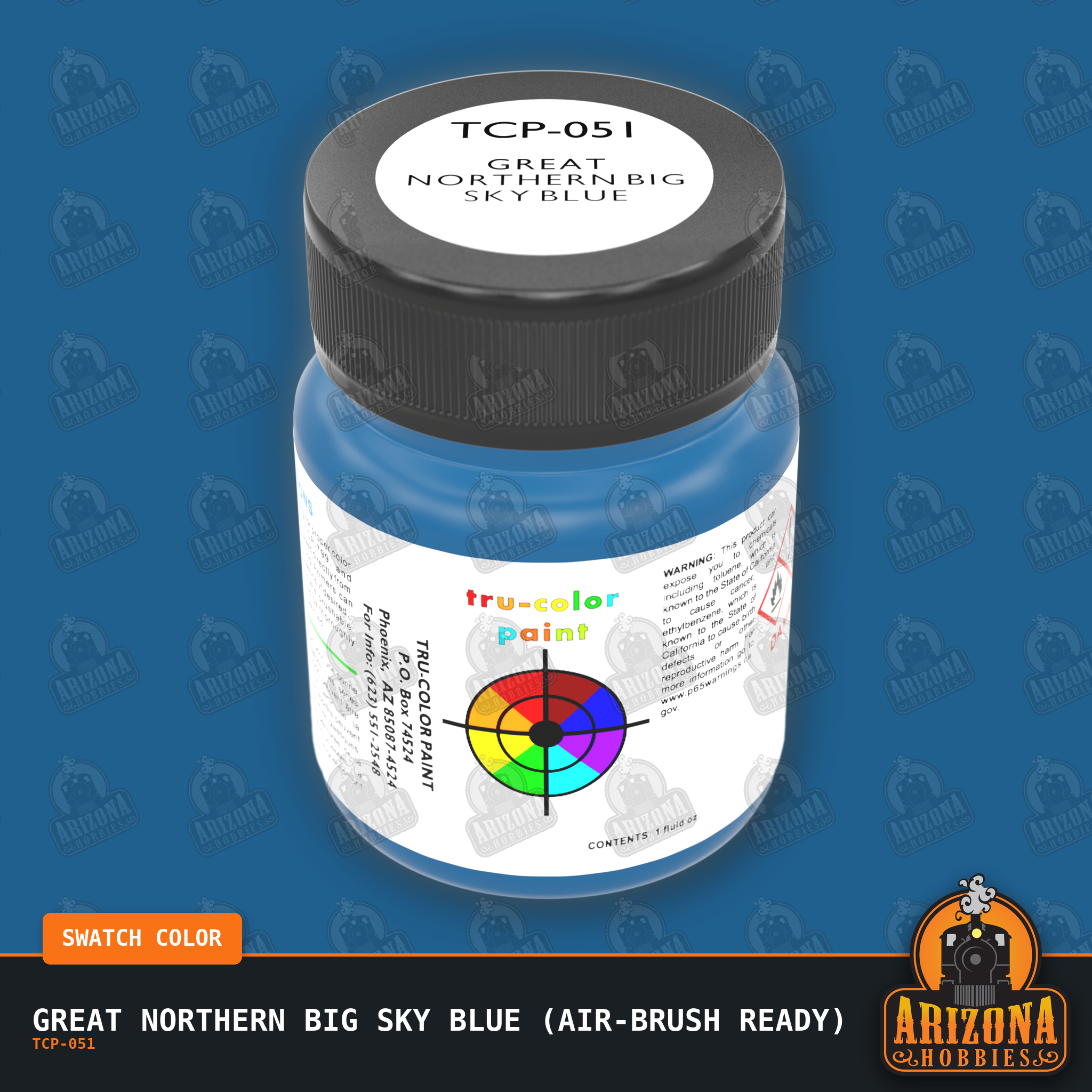 Great Northern BIG SKY BLUE 1-oz bottle (Air-brush) Tru-Color Paint