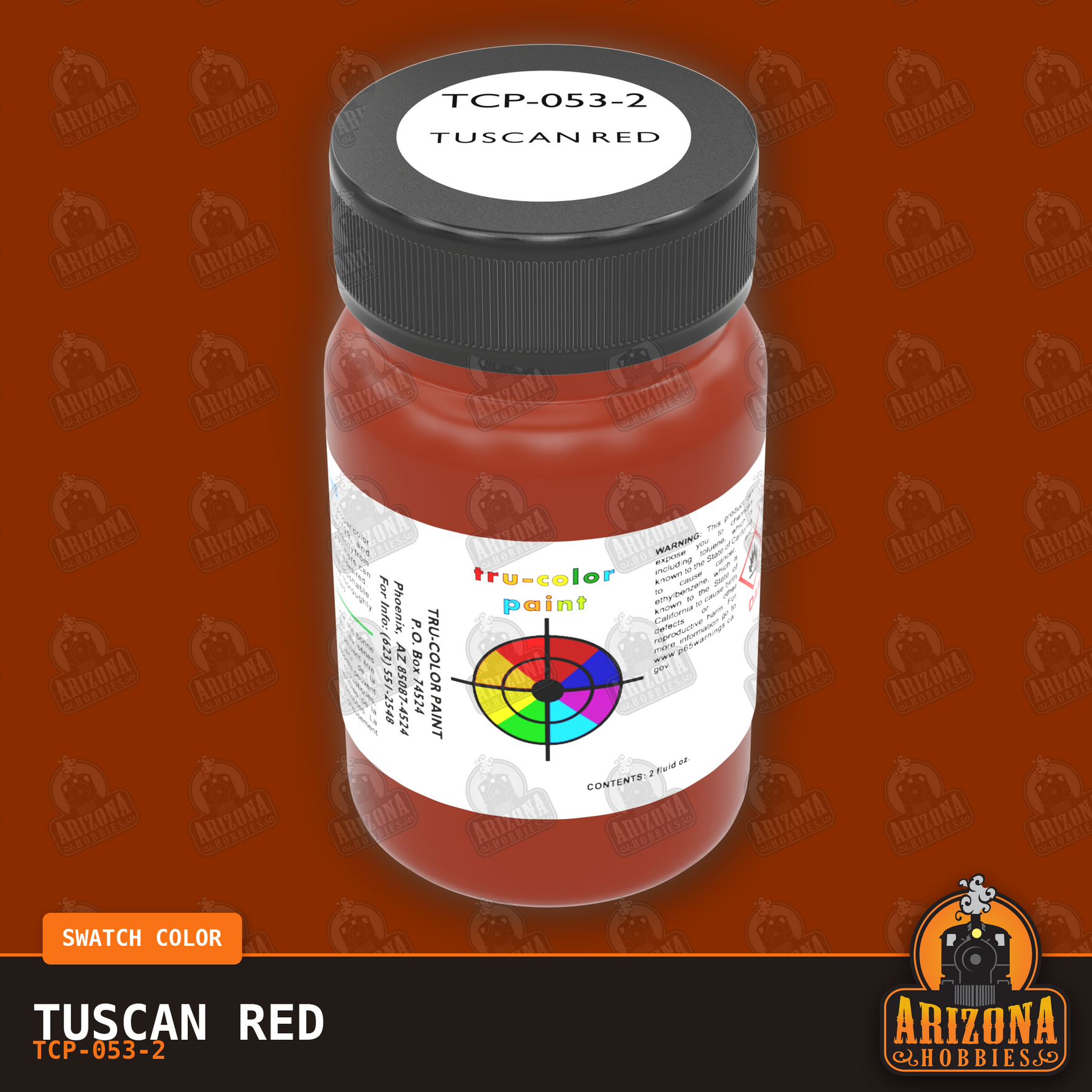 TUSCAN RED 2-oz bottle (Air-brush) Tru-Color Paint SPECIAL ORDER ONLY