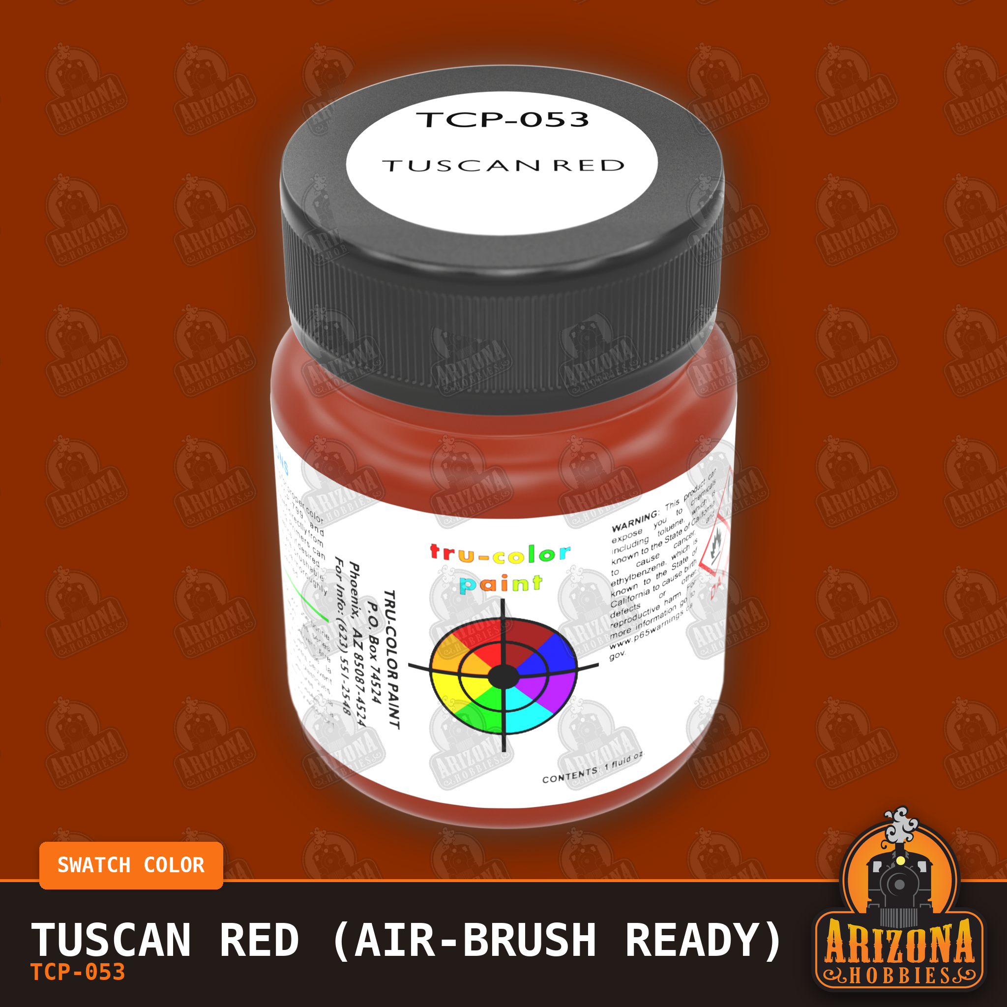 TUSCAN RED 1-oz bottle (Air-brush) Tru-Color Paint