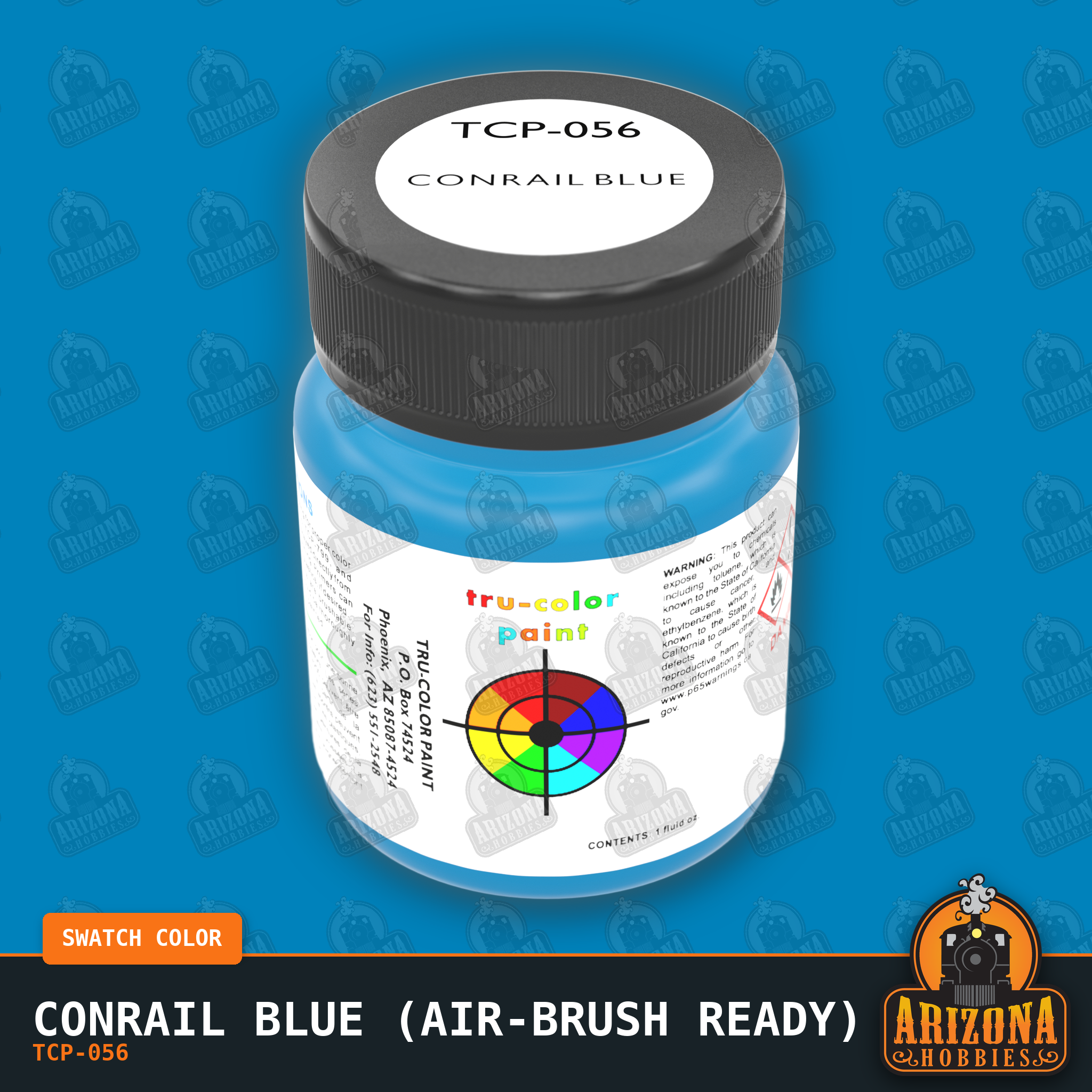 Conrail BLUE 1-oz bottle (Air-brush) Tru-Color Paint