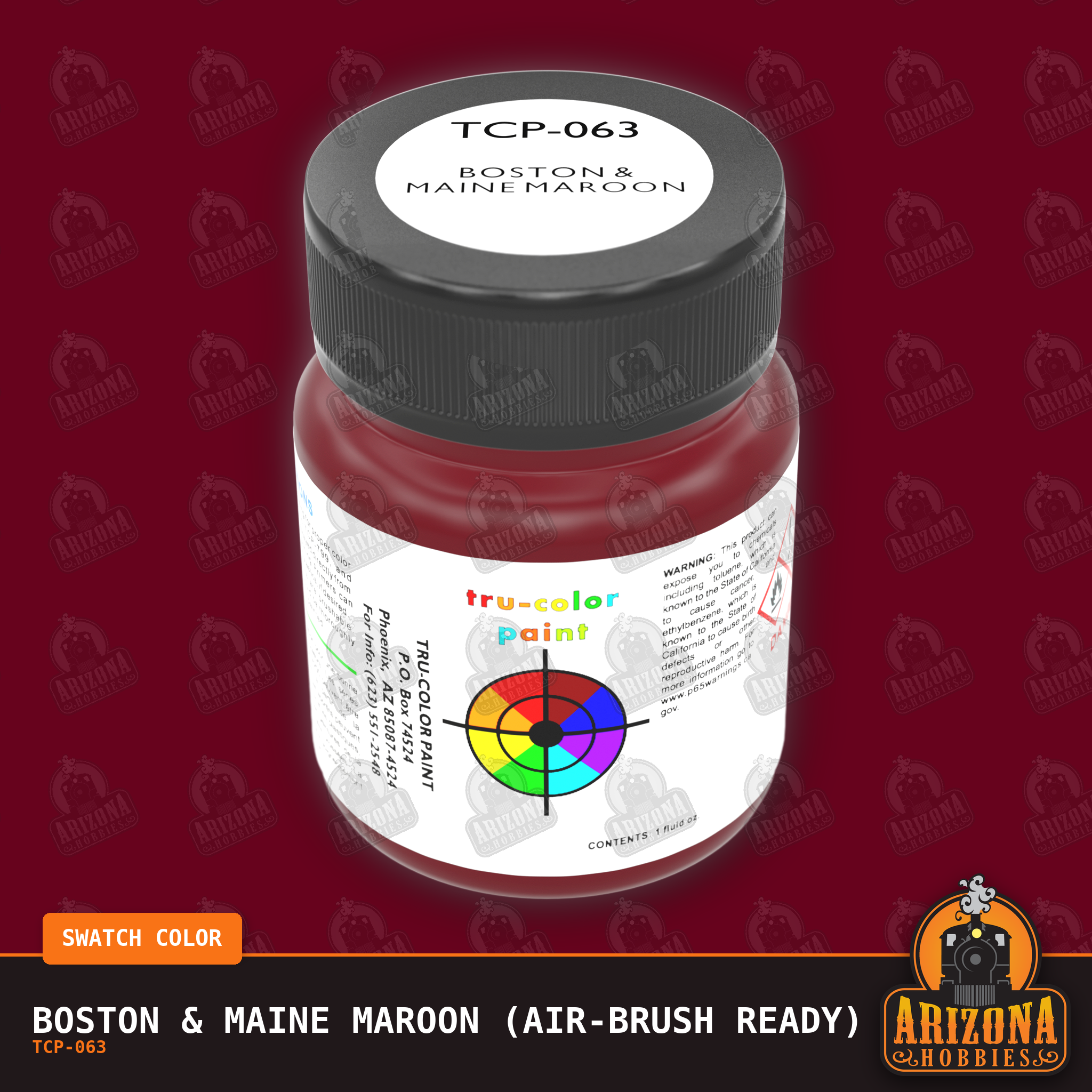 Boston & Maine MAROON 1-oz bottle (Air-brush) Tru-Color Paint