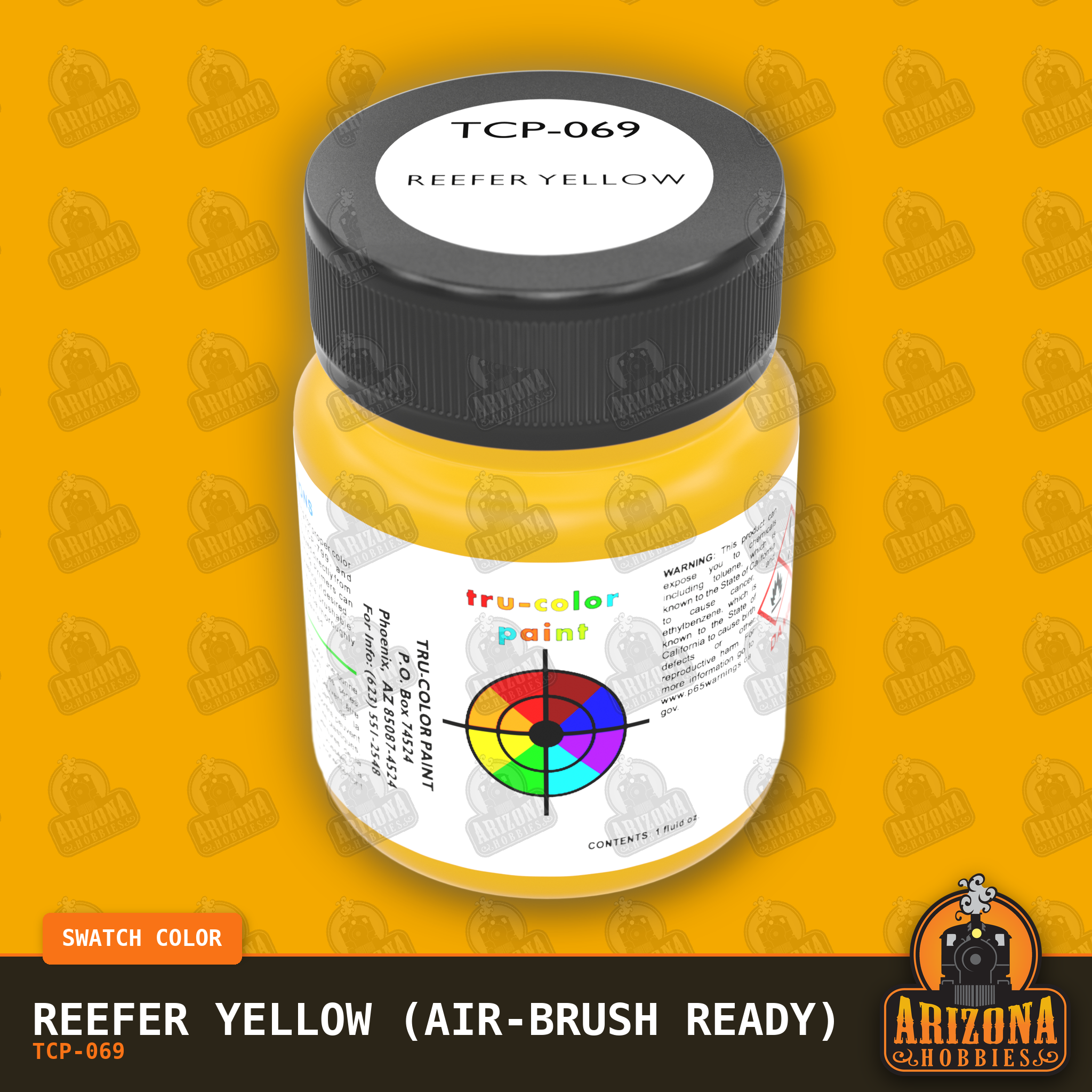 REEFER YELLOW 1-oz bottle (Air-brush) Tru-Color Paint