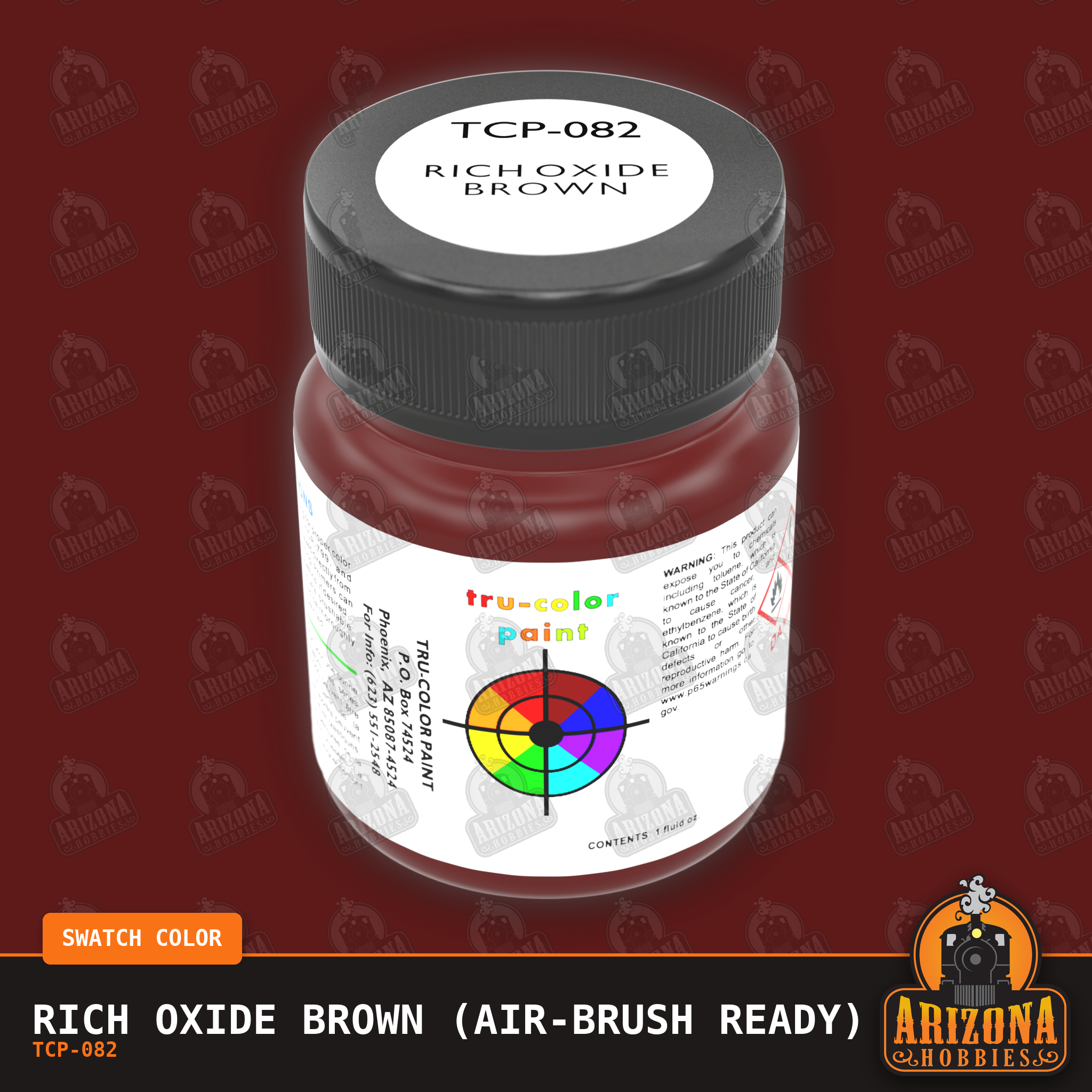 RICH OXIDE BROWN 1-oz bottle (Air-brush) Tru-Color Paint