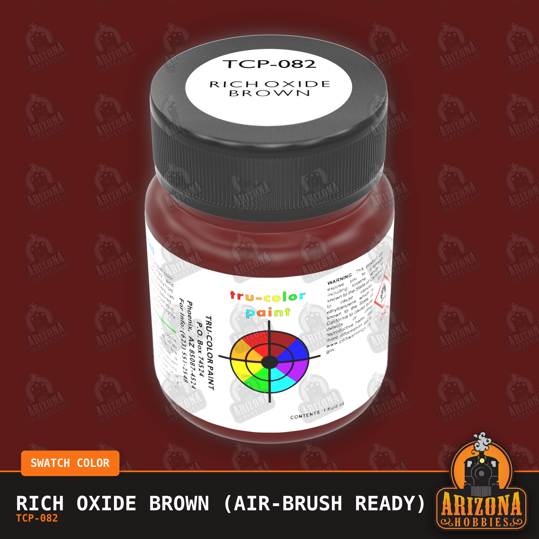 RICH OXIDE BROWN 1-oz bottle (Air-brush) Tru-Color Paint