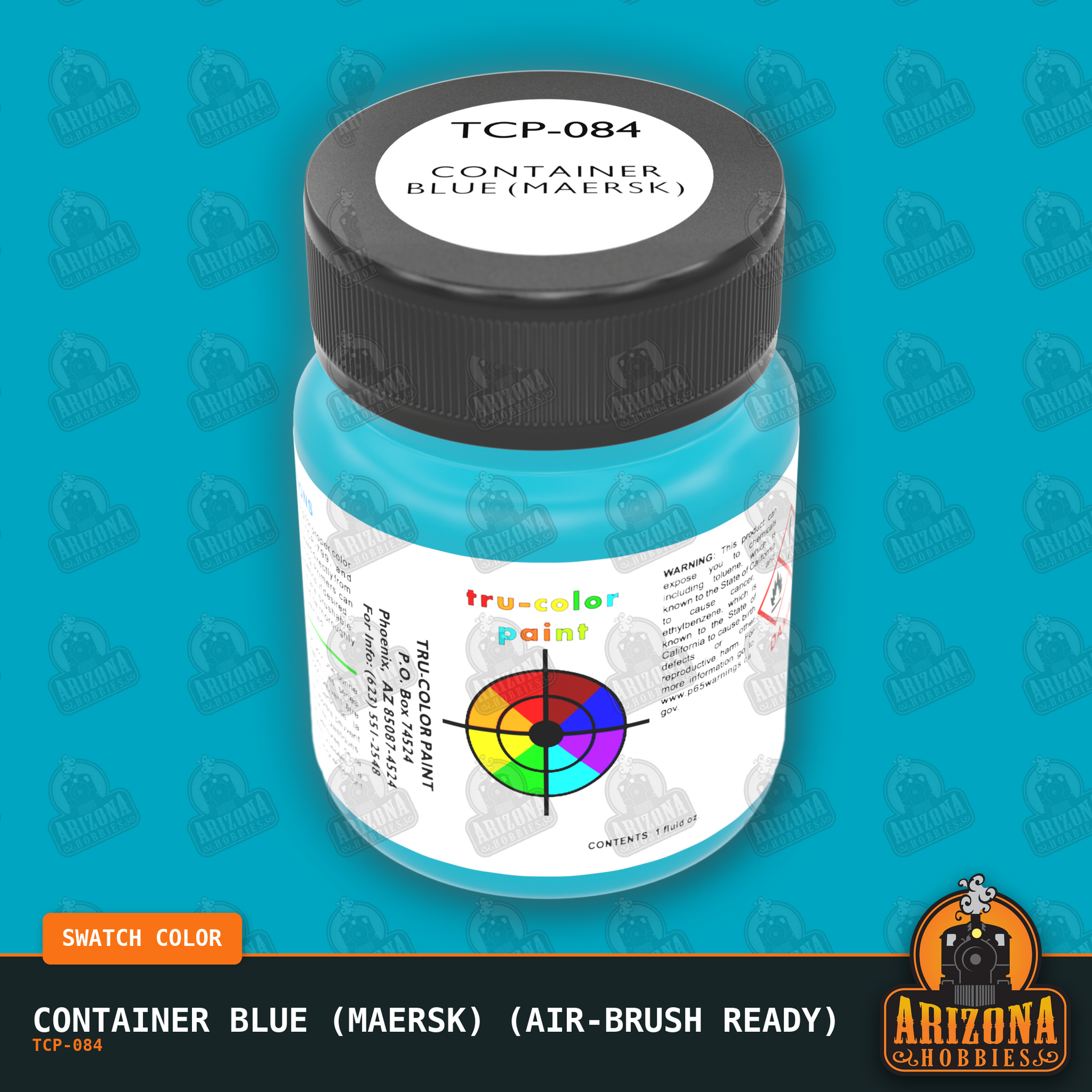 CONTAINER BLUE (Maersk) 1-oz bottle (Air-brush) Tru-Color Paint