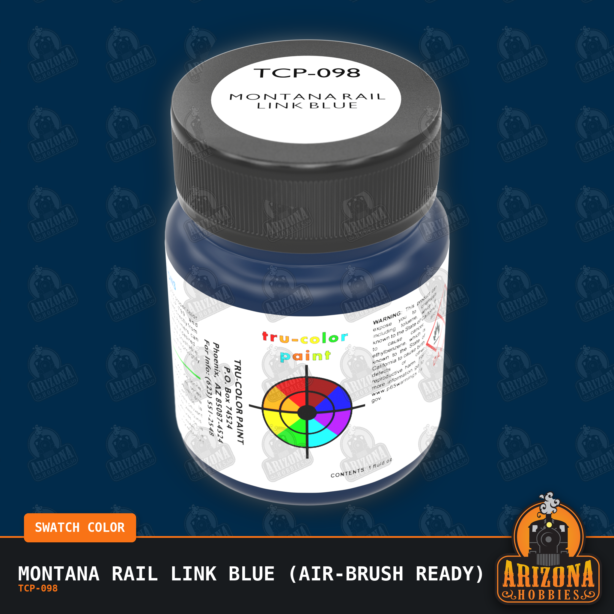 Montana Rail Link BLUE 1-oz bottle (Air-brush) Tru-Color Paint